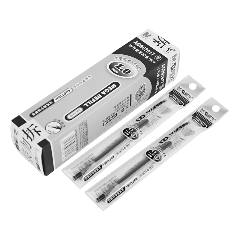 晨光（MG） AGR67017 1.0mm20支 大笔画水笔芯 黑色（单位：盒）