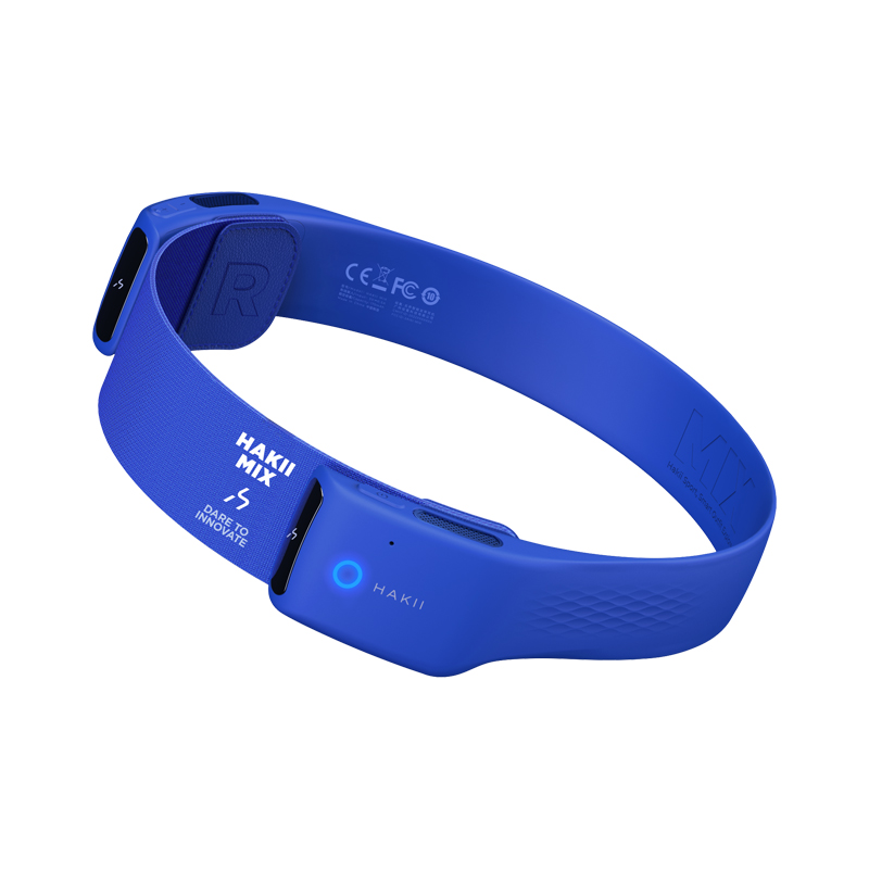 哈氪（HAKII）MIX无界 发带运动蓝牙耳机 头戴式跑步健身无线TWS 狂甩不掉 吸汗防汗束发 PCS 蓝色