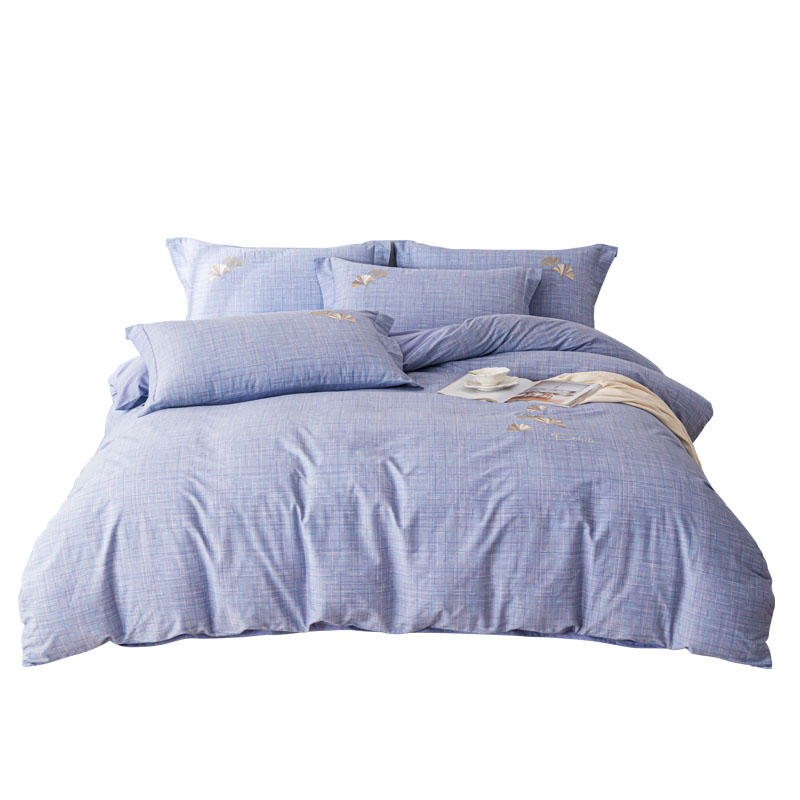 多喜爱-全棉优选四件套 伴夏微光203*229cm 紫色 203*229cm