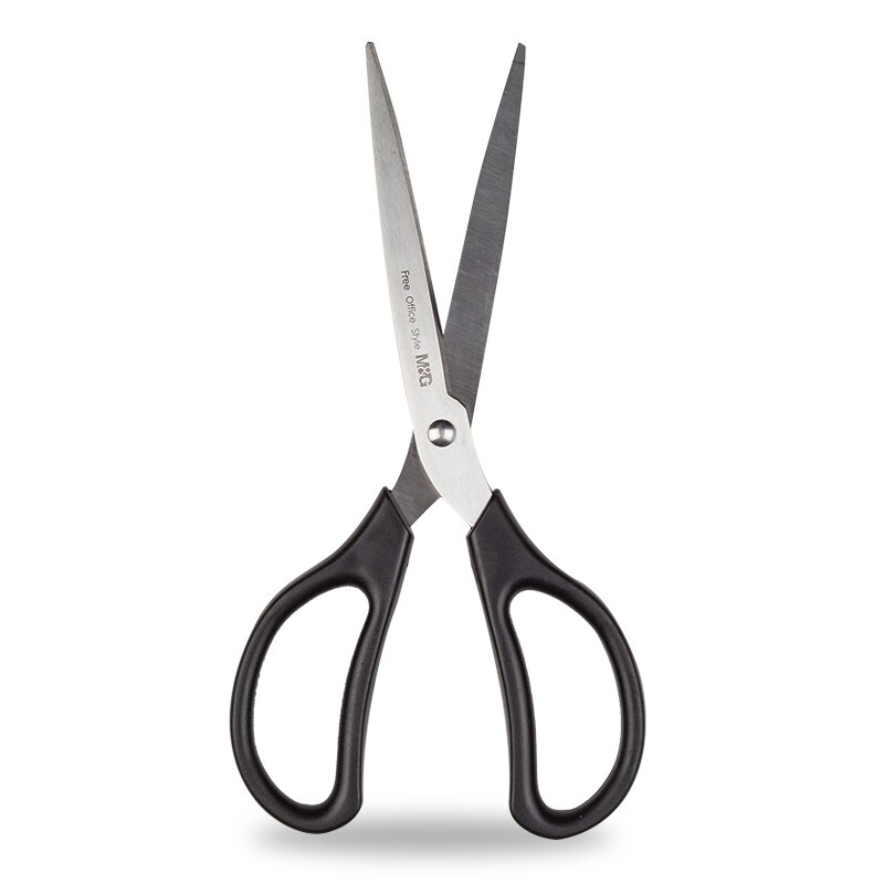 晨光（M&G）文具210mm办公家用生活剪刀 大号手工剪纸刀 办公用品 ASS91468 5把装 多个颜色混发