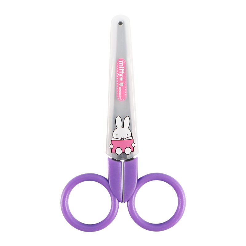 晨光(M&G)文具儿童卡通安全帽剪纸刀剪子 米菲系列可爱小剪刀 FSS91303 6把装 多个颜色混发