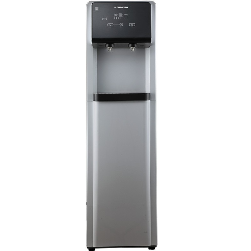圣托（Shentop） RO反渗透温热式直饮机  STKT-W2（一开一温） 立式开水器 净水器 灰色