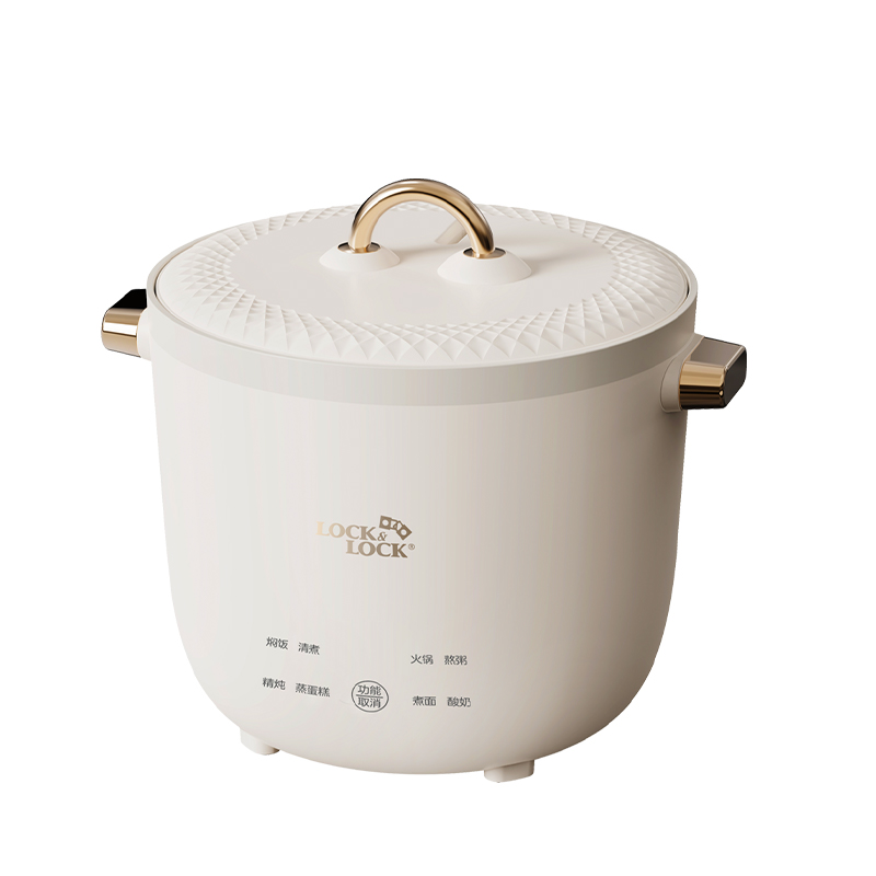 乐扣乐扣迷你多功能饭煲 EJR1617WHT 台 米白色