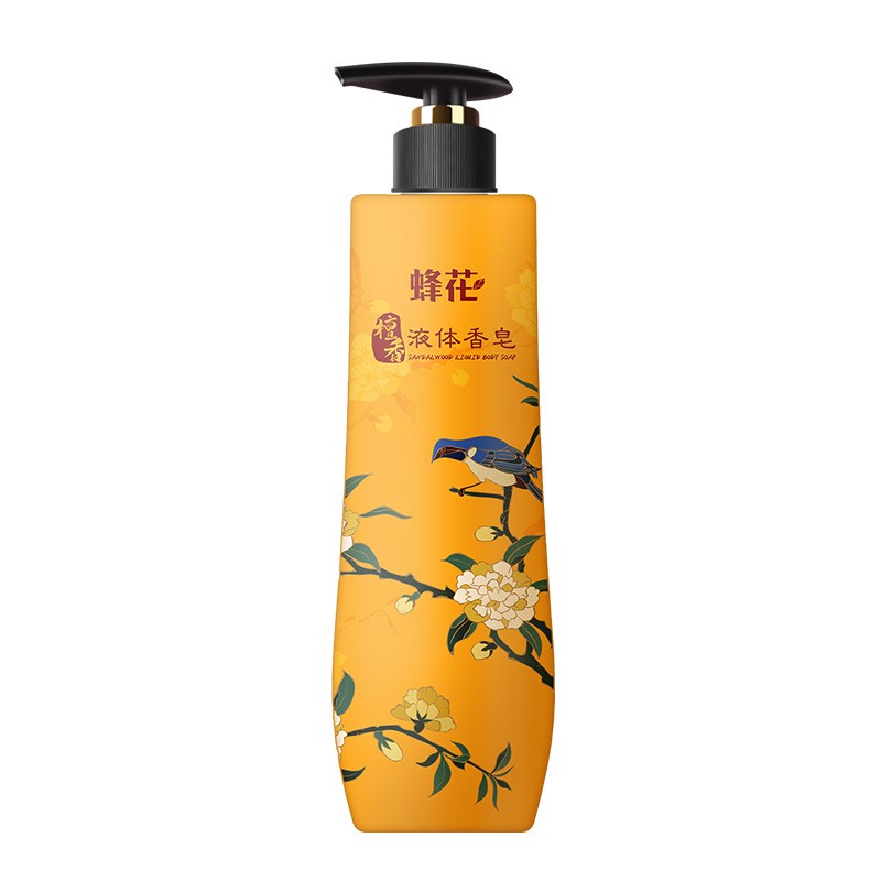 蜂花檀香沐浴皂液500g*2瓶（单位：瓶） 黄色