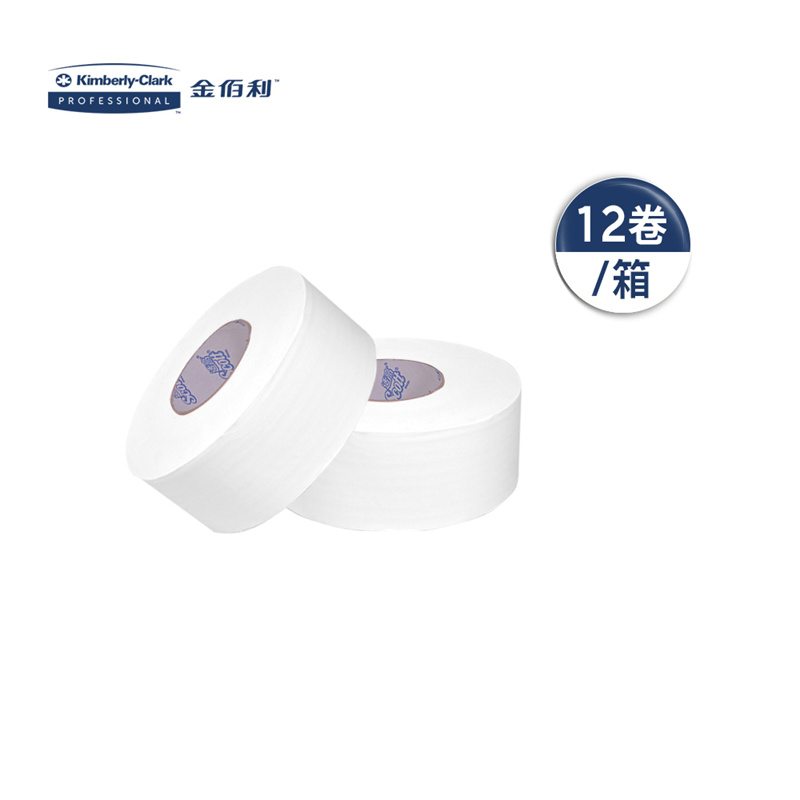 适高 双层大卷卫生纸 8399 360米/卷 12卷/箱 单位：箱 白色