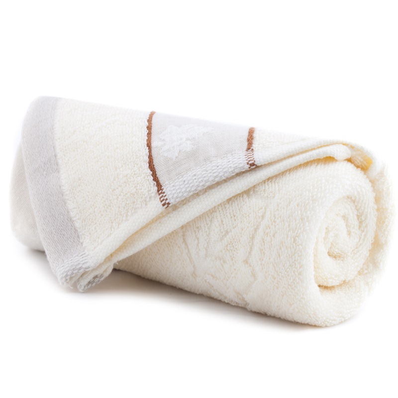 三利 纯棉 毛巾 34&times;76CM 单条装 枫叶 单位 条 灰缎 单条装