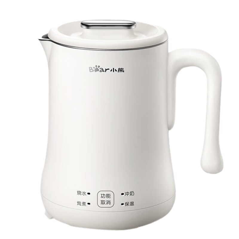 小熊（Bear）便携式烧水壶 ZDH-A06H1/0.6L电热水壶单位：个 米黄色