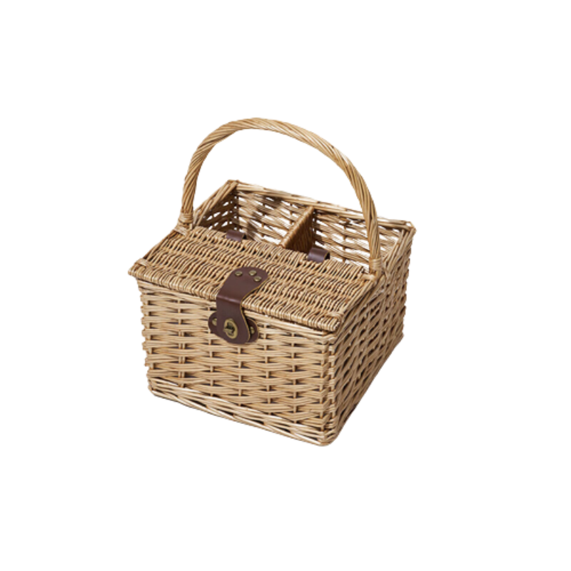 牧高笛（MOBIGARDEN） 户外露营柳编便携手提篮加长提手野餐篮 NX21671110单位&middot;：个 浅柳咖