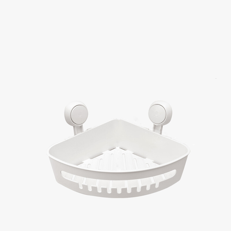 太力多功能吸盘墙角置物盒AW778 白色