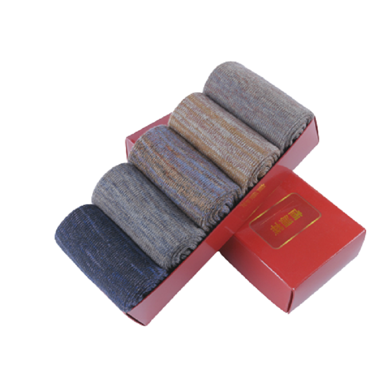 恒源祥休闲男袜礼盒（五双装）HYX017WZ/24-26cm（单位：盒） 混色