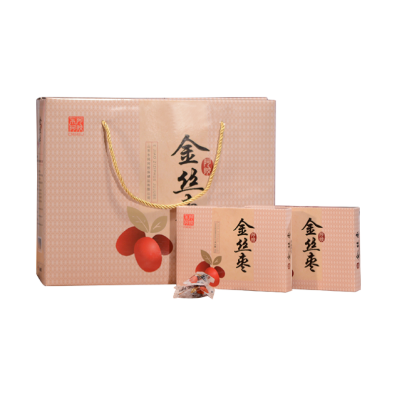 东阿阿胶枣礼盒 黄色