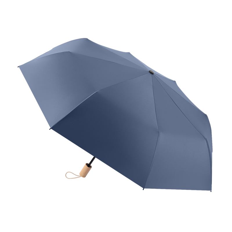 美度小清新晴雨伞黑胶防紫外线太阳伞M3100   55cm*8k/把 迷雾蓝