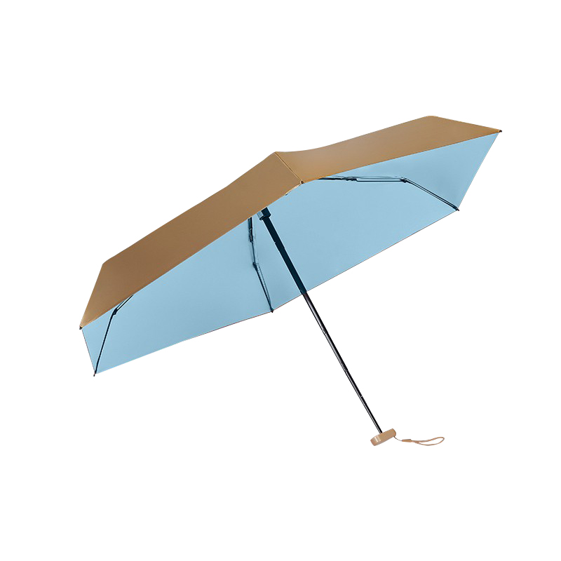 美度太阳伞小金拇指伞迷你六折M6109  50cm*6k/把 六折小金伞-天蓝色