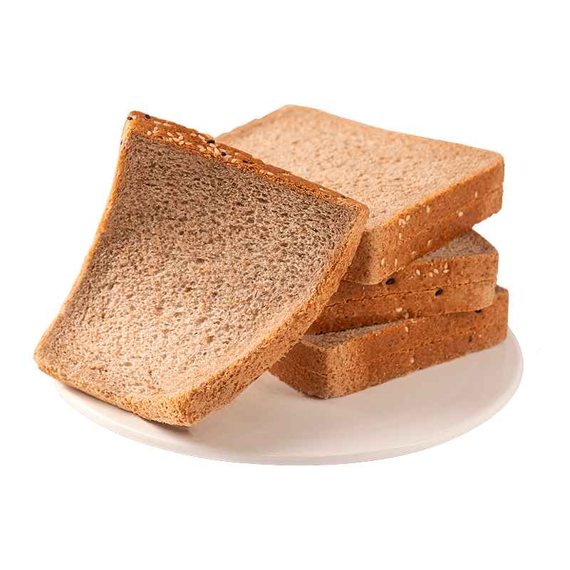 七年五季全麦经典芝麻面包（有芝麻款） 600g 7小袋 2件装 无色