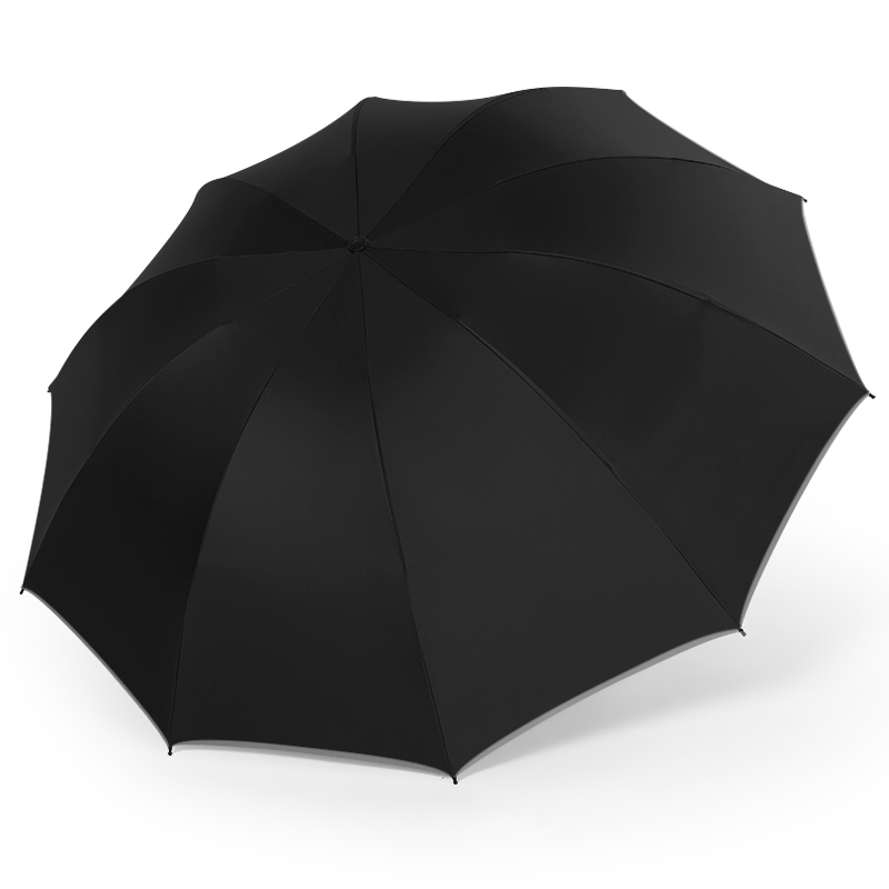 美度加大版双人晴雨伞男商务折叠伞M3012  68cm*10k/把 黑色