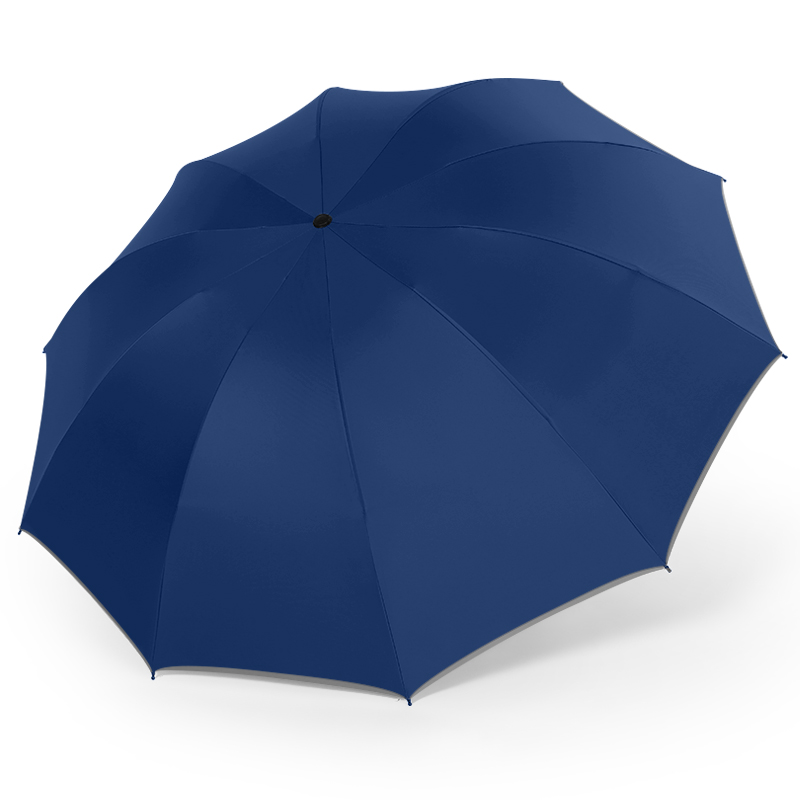 美度加大版双人晴雨伞男商务折叠伞M3012  68cm*10k/把 深蓝色