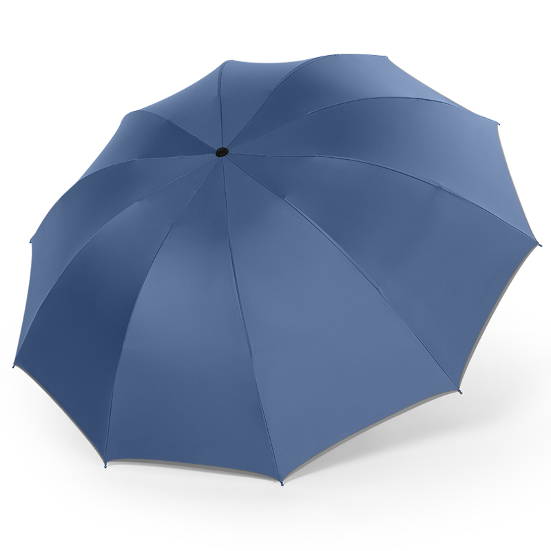 美度加大版双人晴雨伞男商务折叠伞M3012  68cm*10k/把 雾霾蓝