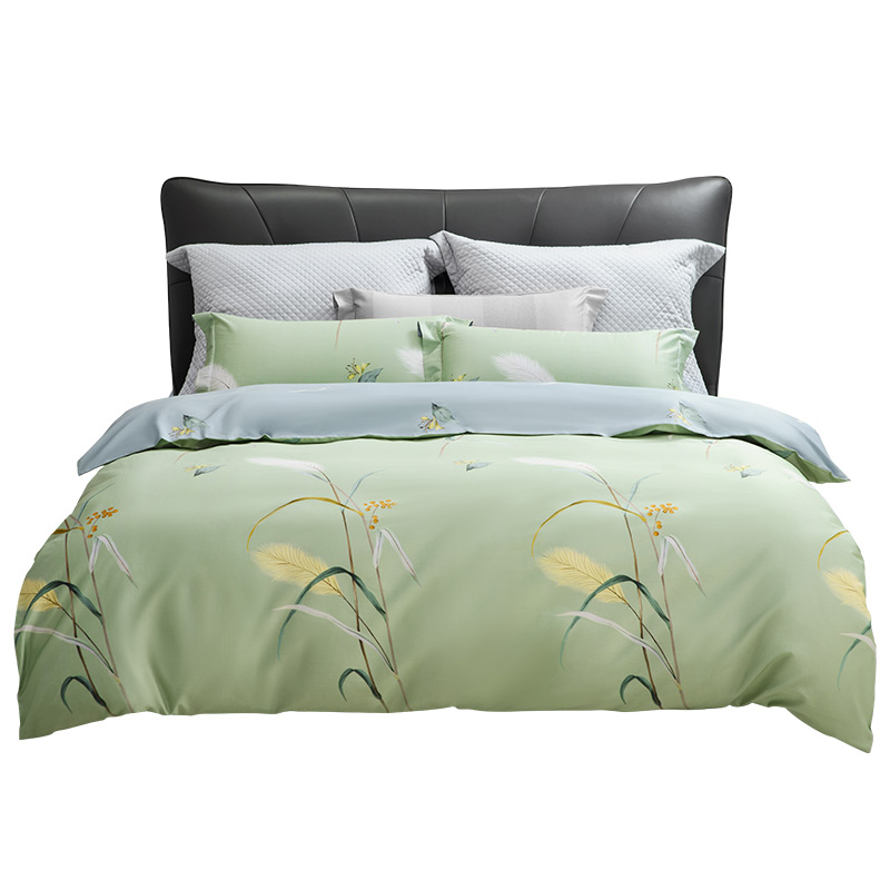 水星家纺适用1.5米床四件套DH倩影摇曳-S04（抗菌）-123004/套 绿色
