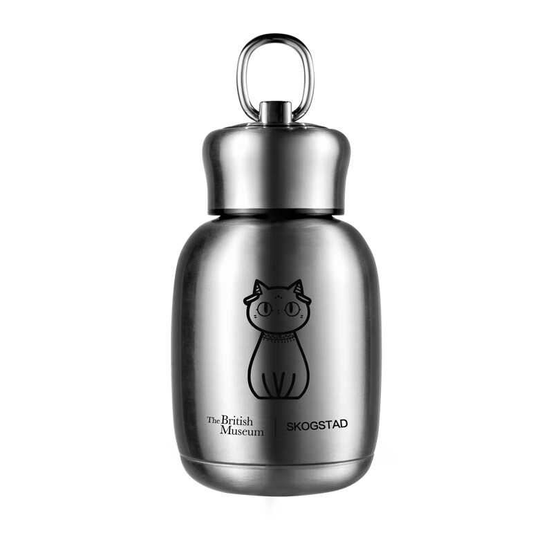 思嘉思达大英联名真空杯（安德森猫）SKD-D1005 260ml（单位：个） 银色