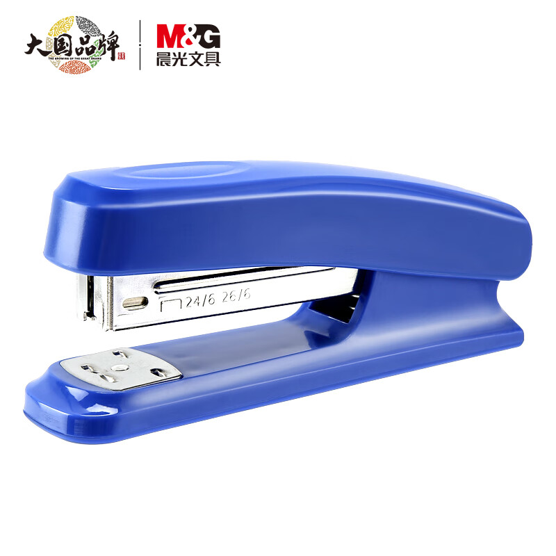 晨光文具（M&G） ABS92723 116*30*50mm 耐用便携订书器 蓝色（单位：个）