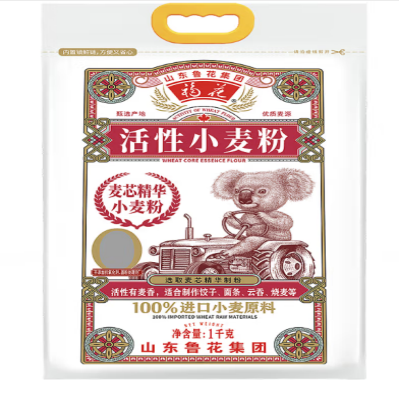 福花 （考拉）麦芯精华小麦粉 1KG（单位：袋） 白色