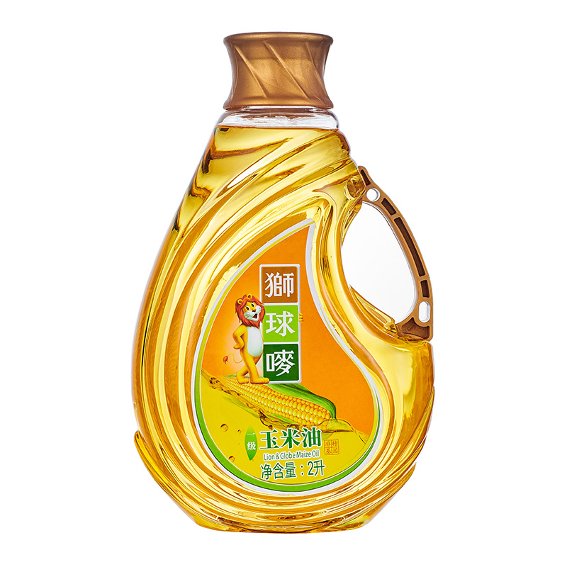 狮球唛 物理压榨 玉米油 2L 黄色（单位：瓶）