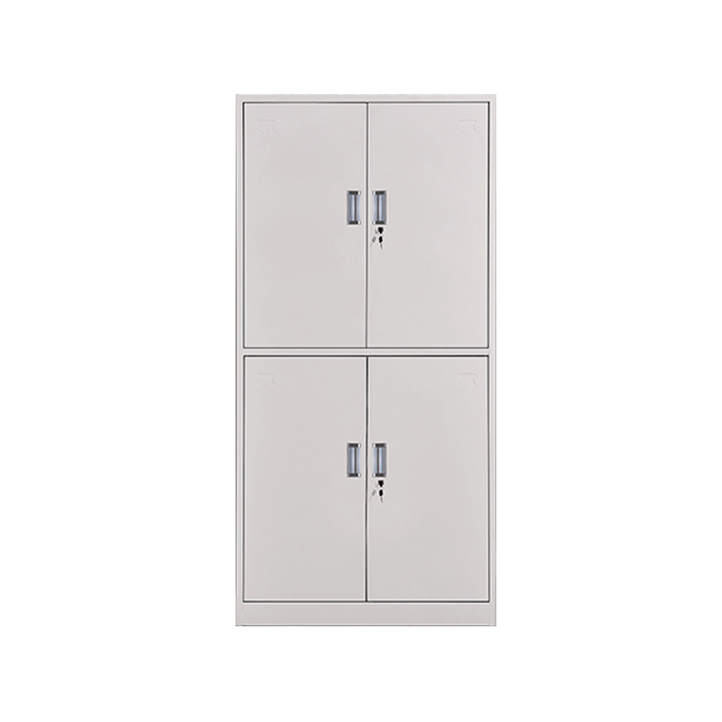 悦山 文件柜凭证档案柜 通双节文件柜 常规款850*390*1800*1台 灰白色