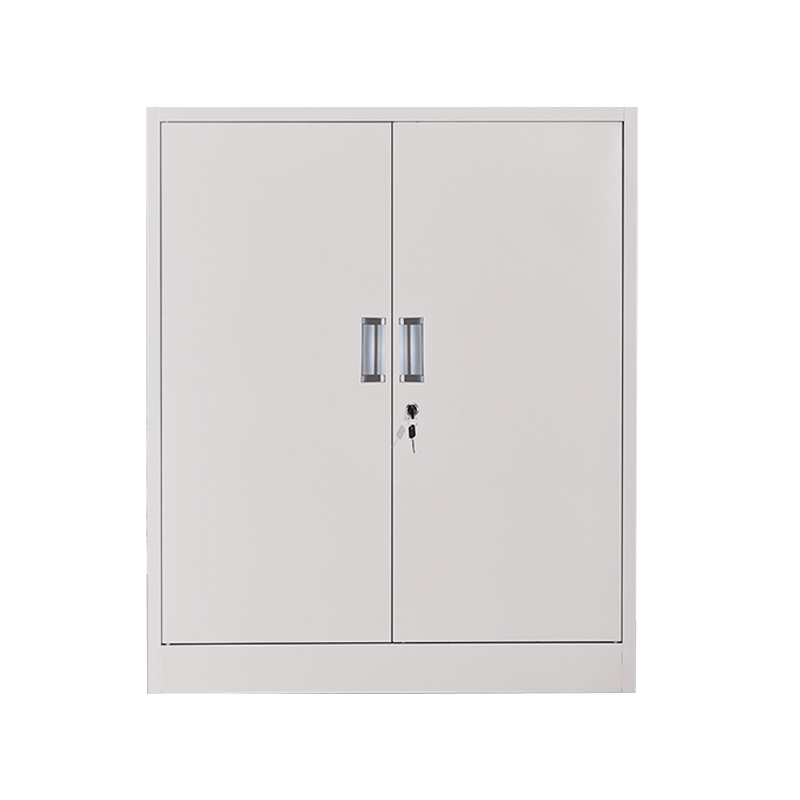 悦山 文件柜铁皮柜钢制 分双节下节柜 常规款850*390*900*1台 灰白色