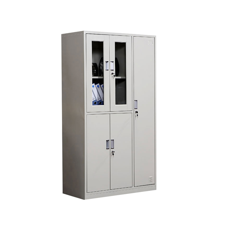 悦山 钢柜储物柜 5门柜 常规款970*420*1800*1台 灰白色