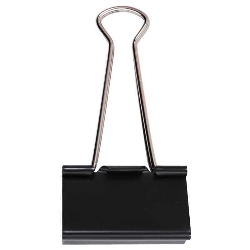 晨光（M&G） ABS92726 50mm 12枚/盒 大号金属票据夹 黑色（单位：盒）