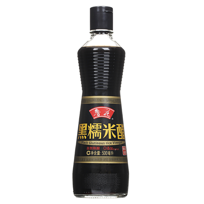 鲁花 黑糯米醋 500ml （单位：瓶）曜石黑