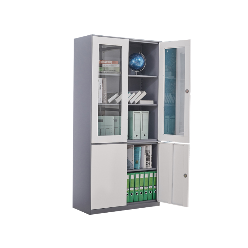 悦山文件柜 大器械柜900*400*1850mm*1台 浅灰+白