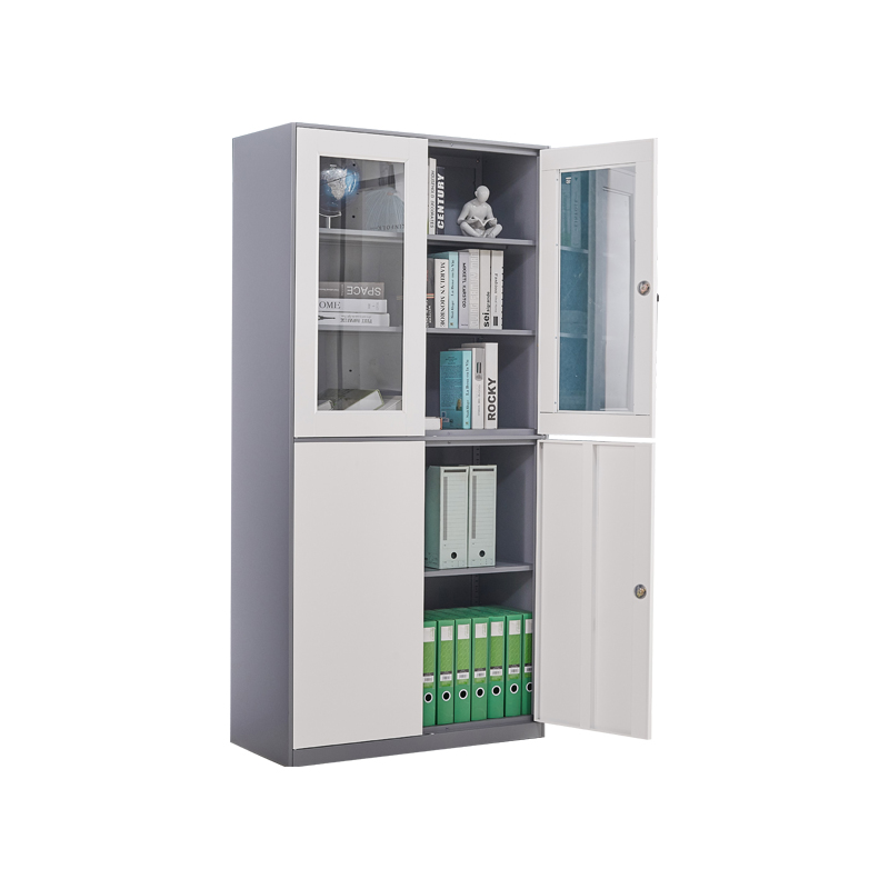 悦山文件柜 等器械柜900*400*1850mm*1台 浅灰+白