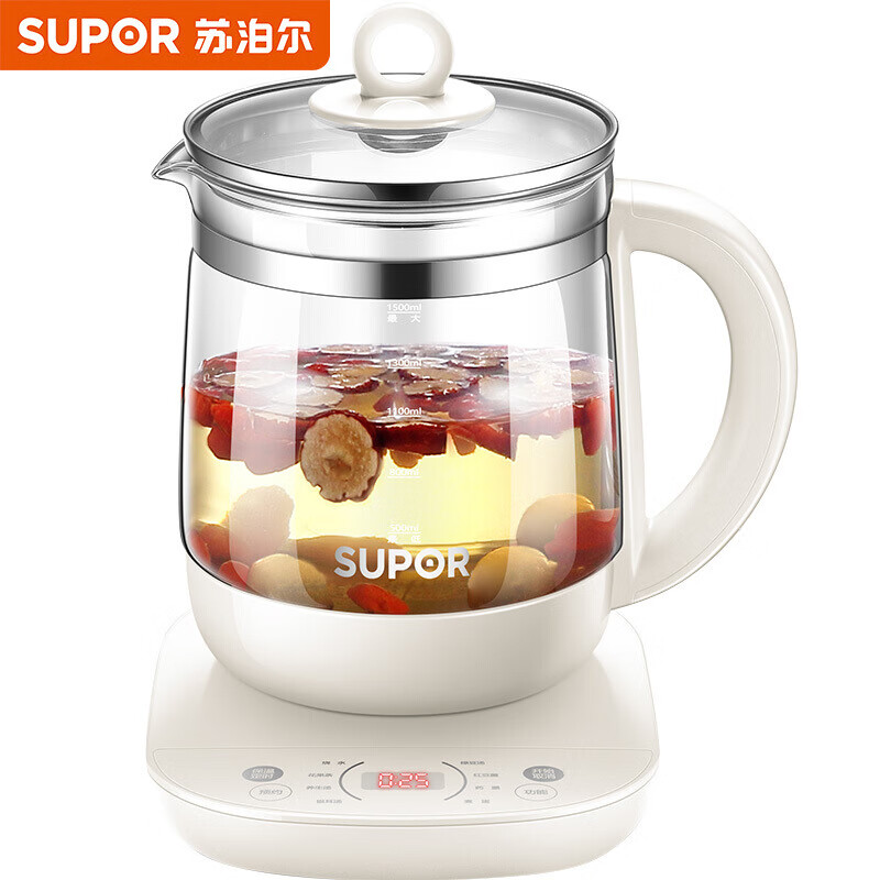 苏泊尔（SUPOR） 养生壶 SW-15YJ33B 1.5L 米黄色（单位：个）