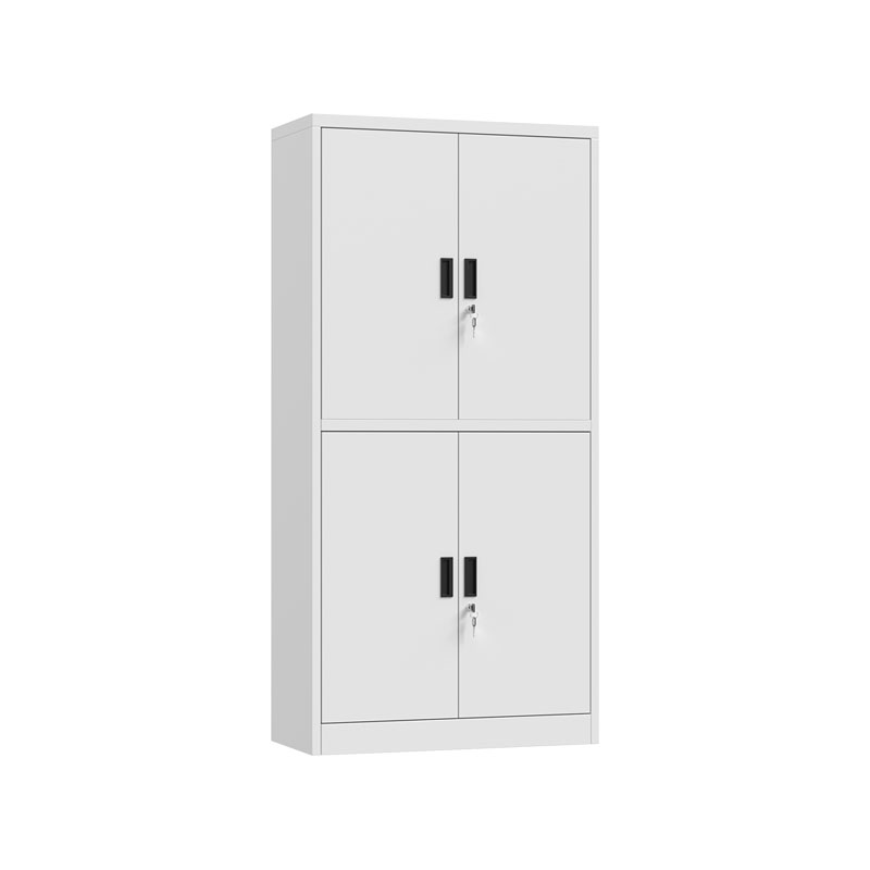 悦山纯白文件柜 通双节柜900*400*1850*1台 纯白