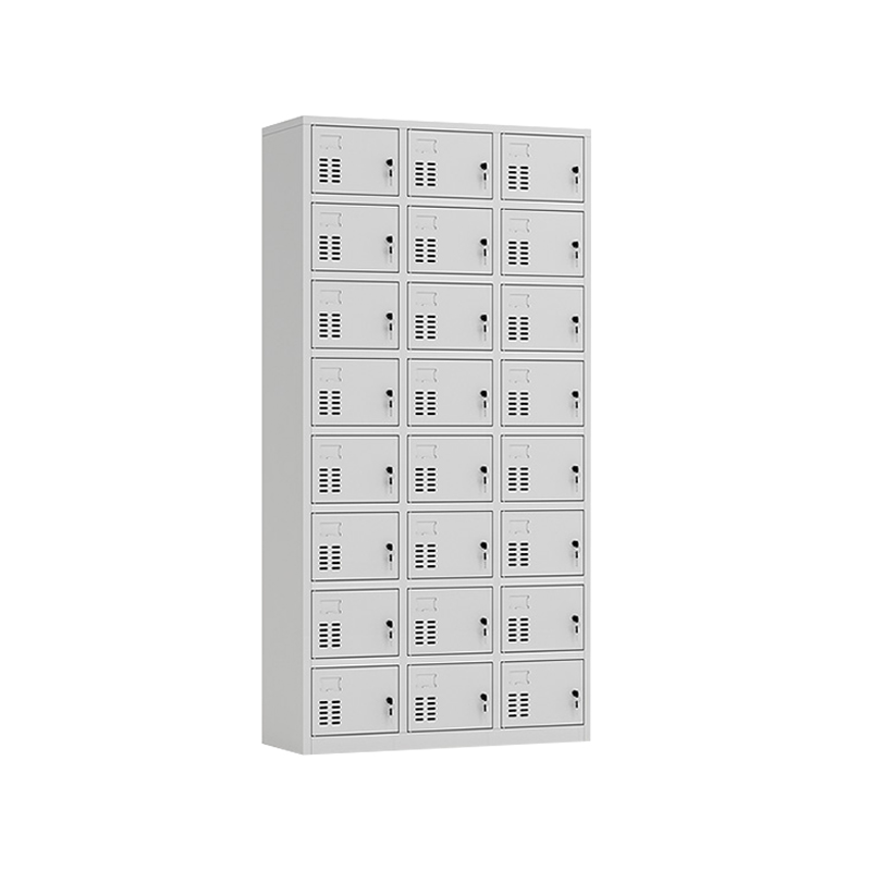 悦山 多门更衣柜存包柜 24门更衣柜 常规款900*350*1800*1台 灰白色