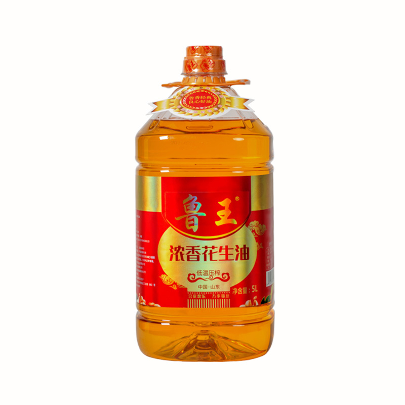 鲁王浓香花生油 红色 5L