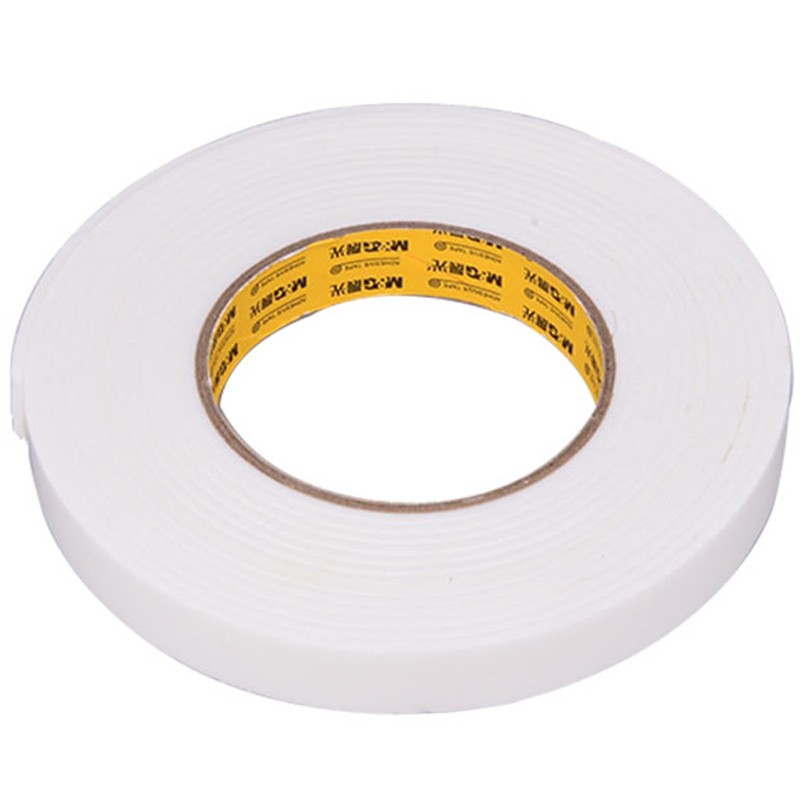 晨光(M&G)AJD97354文具强力高粘度EVA泡棉双面胶带 24mm*5y(4.57m/卷) 办公用品 12卷装 组 白色