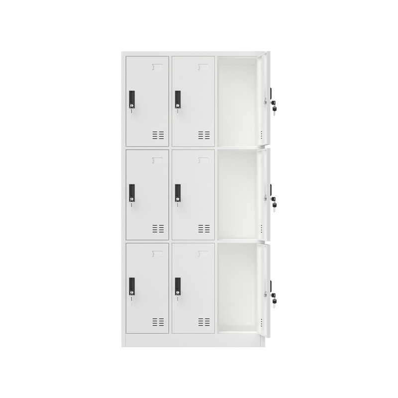悦山纯白更衣柜 9门衣柜900*500*1850*1台 纯白色