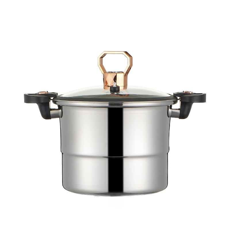 易铂 yispot 卡帝尔微压锅7L 26cm YP-9158 新款304微压锅 不锈钢色 不锈钢色