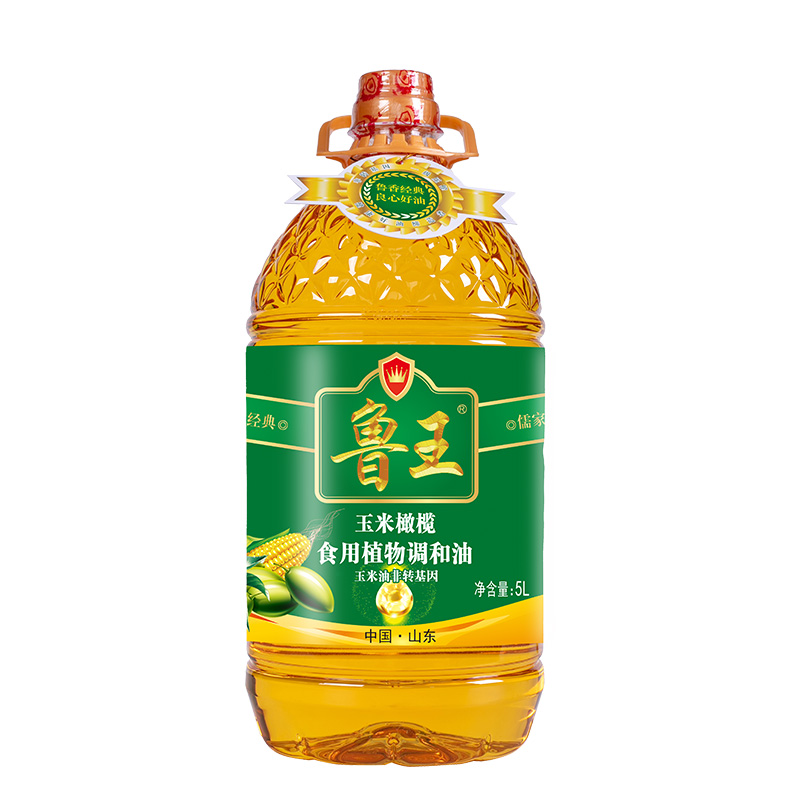 鲁王玉米橄榄食用调和油 松石绿 5L