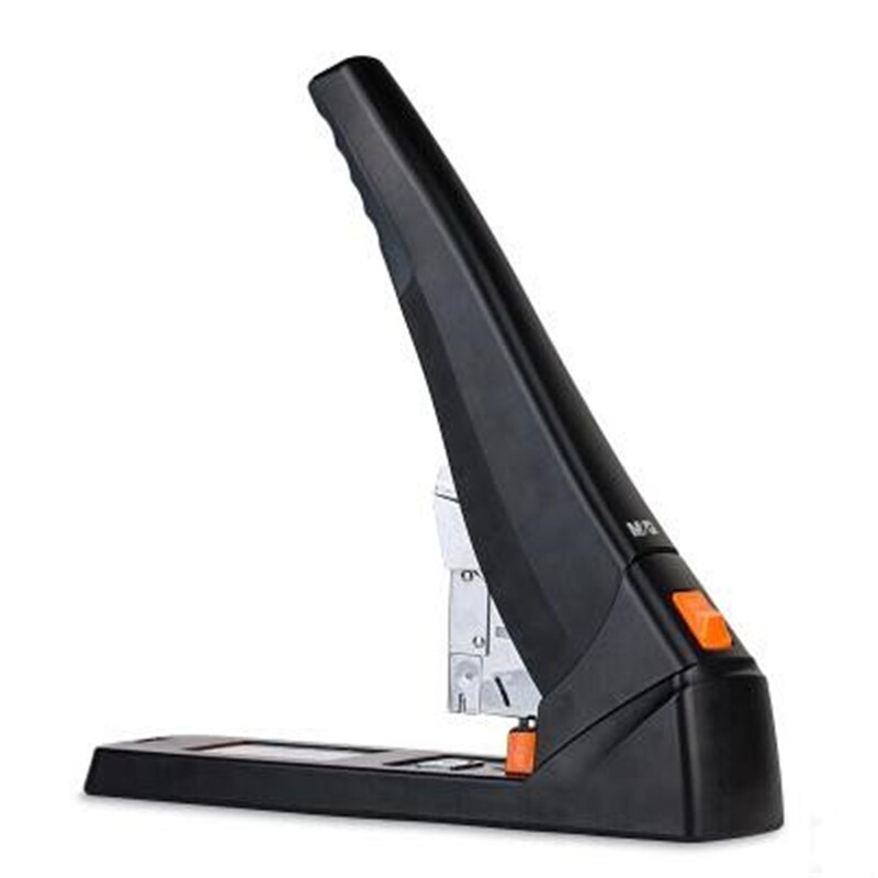 晨光（M&G） 重型订书机大号厚层订书器加厚钉大型财务办公凭证装订机 ABS92815 重型200页 黑色