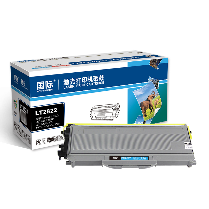 国际 BF-LT2822黑色墨粉盒适用联想LJ2200L/2250N/M7205/M7215单位：支 LT2822黑色墨粉盒*1