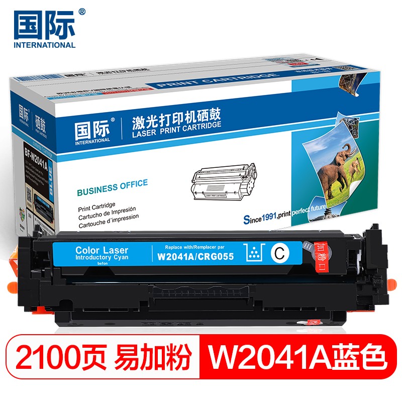 国际 W2041A 416A无芯片  硒鼓 (计价单位：只) 蓝色 蓝色