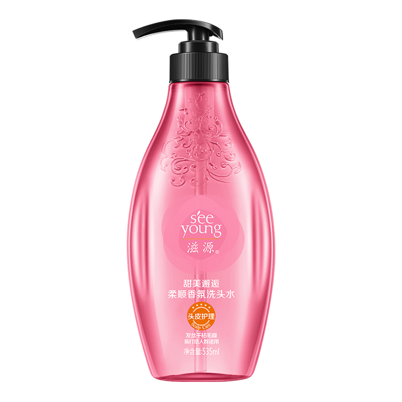 滋源（seeyoung） 甜美邂逅 535ml 无硅油 粉色（单位：瓶）