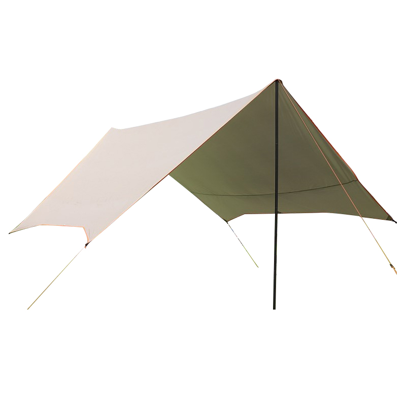 三极 TP2322  户外露营天幕拼色沙滩野营遮阳篷遮雨棚  450*520cm  单位：顶 卡其色
