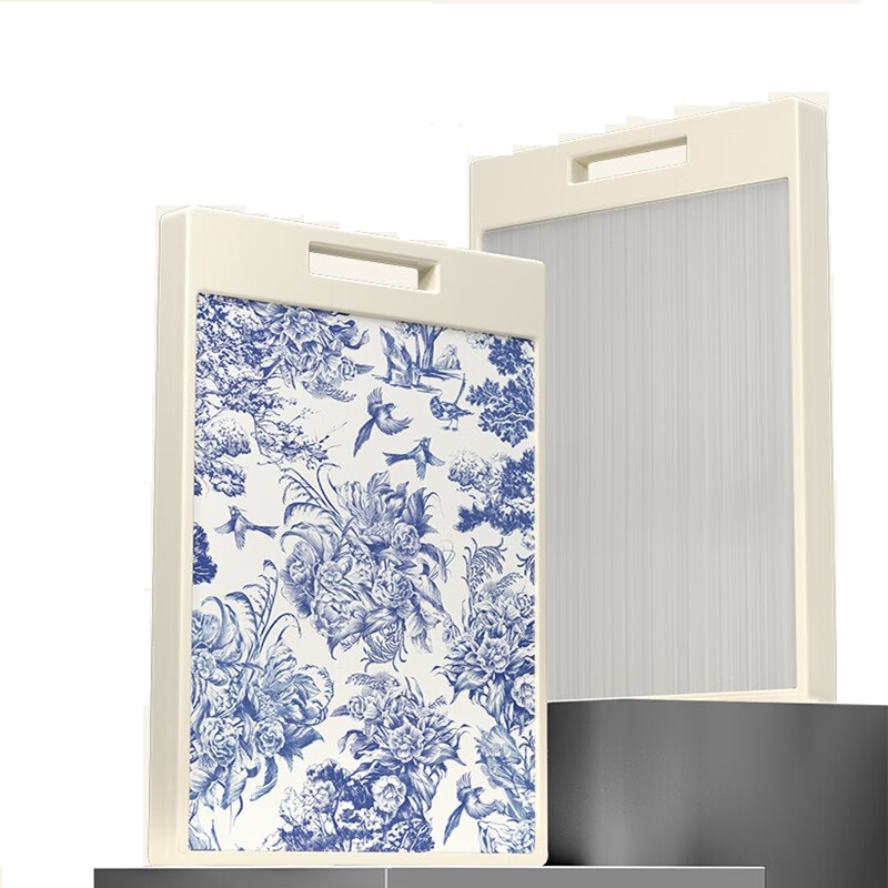 VELOSAN温仑山 不锈钢双面菜板 VE012（单位：块） 白蓝色