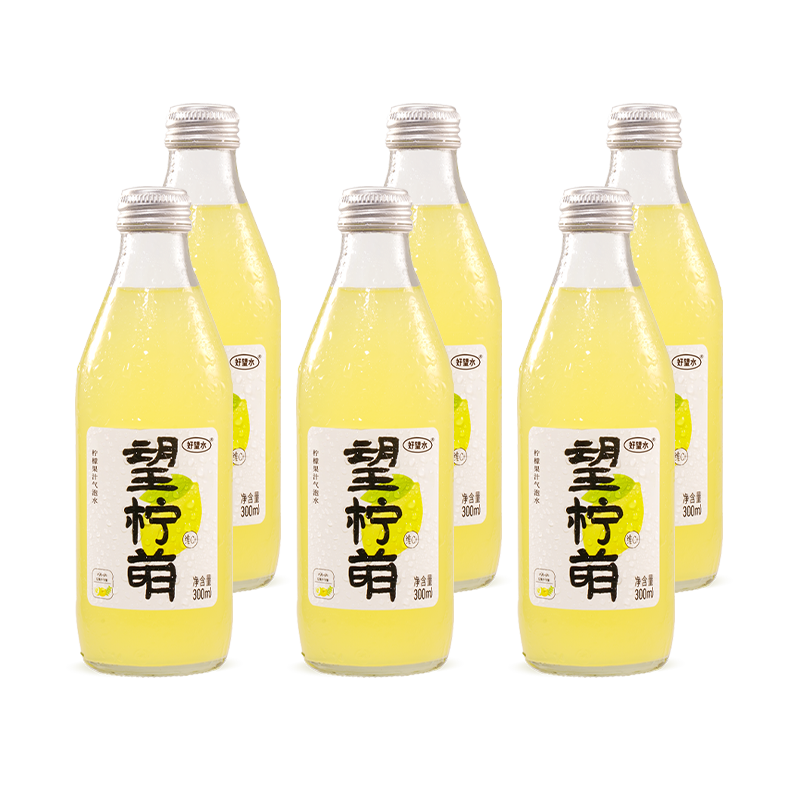 好望水 望柠萌（泡沫）300ml*6瓶（单位：箱） 黄色