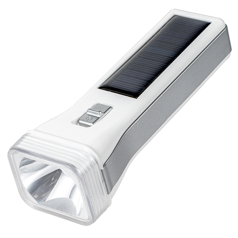 雅格（yage)可太阳能充电耐用手电筒YG-3895（个） 白色