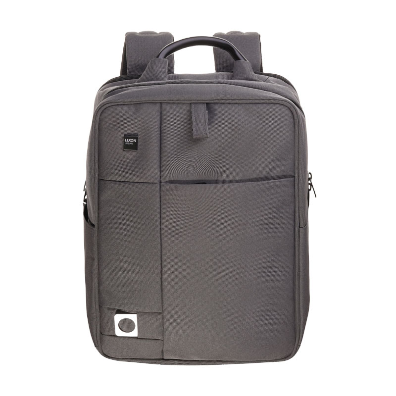 LEXON 乐上 LNE0735 APOLLO 双层背包 咖啡色/灰色 咖啡色